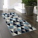 ENYRA Anti-Skid Polyester Carpet for Living Room 50x100CM Feet | Printed Design Indoor Floor Rugs | Soft Carpet Rug for Bedroom/Living Room/Home with Anti Slip Backing