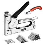 NEU MASTER Staple Gun, Heavy Duty 3 in 1 Manual Hand Staplers with Stapler Remover and 2000Pcs Staples, Nail Gun for Wood Furniture Woodworking SofaSeat Cover Repair