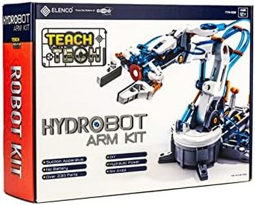 Elenco Teach Tech “Hydrobot Arm Kit”, Hydraulic Kit, STEM Building Toy for Kids 10+