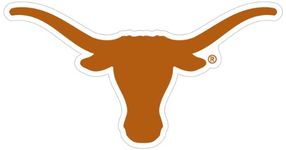 NCAA Siskiyou Sports Fan Shop Texas Longhorns Logo Magnets 8 inch sheet Team Color