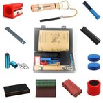 11 Pcs Snooker Cue Tip Clamp Repair Tool Kit for Billiard Cue Repair and Leather Replacement Billiard Accessories