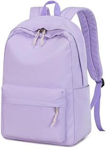 School Backpack for Teen Girls Women Laptop Backpack College Bookbags Middle School Travel Work Commuter Back Pack（Lavender）