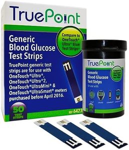 TruePoint Generic Test Strips 50 Count for Use with OneTouch Ultra, Ultra2, and UltraMini & UltraSmart Meters.