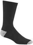 Wigwam Diabetic Sport Crew F1363 Sock, Black - Large