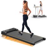 Walking Pad with Incline, 4 in 1 Treadmills for Home & Office, Portable Compact Treadmill with Remote Control, 2.5HP Under Desk Treadmill, LED Display, 265 LB Capacity (Black)