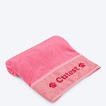 HUFT Cutest Microfiber Towel for Puppy & Kitten - Light Pink