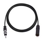 Bingfu Universal Vehicle Car Stereo FM AM Radio Antenna Extension Cable 6.5 feet / 2m DIN Plug Connector Coaxial Cable for Vehicle Truck Car Audio Stereo Head Unit CD Media Receiver Player