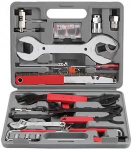 44-Piece Bicycle Repair Tool Kit - Premium Bike Maintenance Set for Mechanics & Enthusiasts, with Chain Tool, Cassette Wrench & CR-V Steel Hex Keys for Road & Mountain Bike Tuning