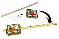 One-string Cigar Box Guitar DiddleyBow Kit - Easy to Build, all parts, hardware & instructions included