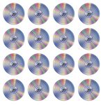 Beistle CD Disposable Paper Plates 16 Piece – 1990’s Retro Tableware Party Supplies for 90’s Theme Birthdays