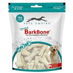 PETS EMPIRE Rawhide Pressed Chew Dog Bone Pack 2 Inches, Chewy Dogs Training and Feeding Treats, Crunchy Chew Calcium Bones, Pet Haddi Treat for Dogs, Pups, Puppies - 1kg