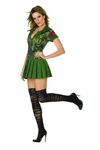 RG Costumes 81662-L Camo Cutie, Green Camouflage, Large Military Adult Sized Costumes