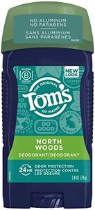 Tom’s of Maine Long-Lasting Aluminum-Free Deodorant for Men - Natural North Woods Scent - 2.8 oz Each- Pack of 3 (Packaging May Vary)