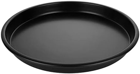 ASelected Pizza Pan, Non Stick Dishwasher Safe Pan, Round Pizza Tray for Oven, Carbon Steel Pizza Oven Tray for Baking Oven Applicable (10 Inches)