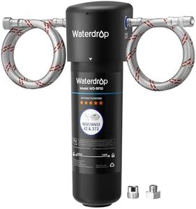 Waterdrop 10UA Filtro Acqua Sistema, Depuratore Acqua Domestico per Sotto Bancone, 30K Litri Sistema di Filtraggio dell'Acqua, Certificato da NSF/ANSI 42, Rimuove 99.99% di Piombo, Cloro, Cattivo