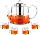 Glass Teapot Set,40 oz /1200 ml Lar