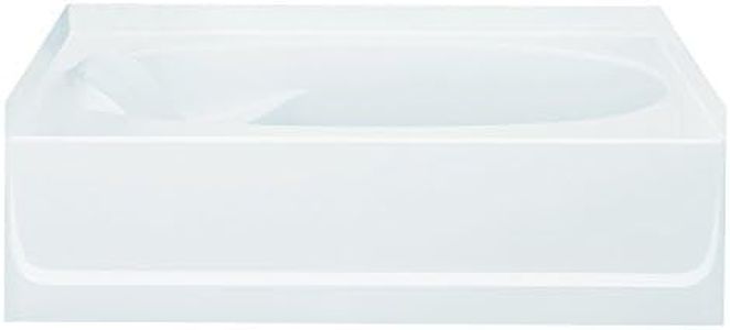 STERLING 71101122-0 Ensemble Bathtub, 60-Inch x 36-Inch x 18.25-Inch, Right-Hand, White