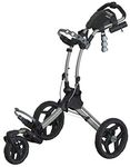 Clicgear Rovic Swivel RV1S Golf Push Cart-Silver/Black