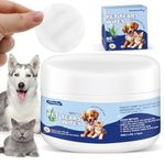 Dog Ear Wipes, Eye Wipes for Cats, Dog Tear Stain Remover Wipes, Pet Eye Wipes for Discharge and Crust (60 Packs)