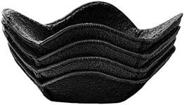 Microwave Bowl Cozy Huggers Set of 4 – Durable and Reliable – for Hot and Cold Bowls, Plates and Dishes Bowl Holder for Microwave – Bowl Cozies Ideal Household Gift by Sheff Store (Black)