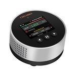 CHNADKS Radon Detector, Audible & Visual Alarm, LCD Color Display, Long-Term Radon Concentration Monitoring for Home Basement, pCi/L or Bq/m³