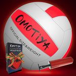 OMOTIYA Glow in The Dark Volleyball, LED Light Up Volleyball, Outdoor Volleyball Gifts for Boys and Girls, Night Glowing Ball, Soft Volleyballs Gifts Ideas for Age 8, 9, 10, 11, 12, 13+ Kids Teens