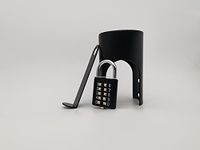 Faucet Lock, Outdoor Faucet Lock (Black)3 Inch with Lock to Prevent Water Theft, Unauthorized Water Use and Vandalism