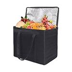 Soft Cool Bag, Cooler Bag Box, 30L Thermal Food Delivery Bag, Large Insulated Picnic Lunch Bag, Cool Box, Grocery Shopping Bags, Cooling Bag for Camping BBQ Shopping Fishing Family Outdoor Activities