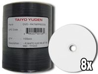 JVC (Taiyo Yuden) DVD-R 8X WHITE IN