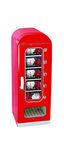 FRIGIDAIRE EFMIS045-RED Retro Perfect for Office, Dorm Rooms, Bar or Home, Mini Fridge 10 Can Soda Vending Machine, Red