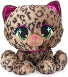 GUND P.Lushes Designer Fashion Pets Sadie Spotson Leopard Cat Plush, Premium Stuffed Animal, Black and Pink, 9”
