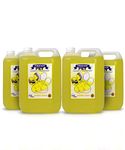 Trade Chemicals FRESH PET CLEANER DISINFECTANT KENNEL/CATTERY PRE FILLED 5L x 4 (Sherbet Lemon)