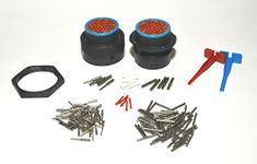Deutsch HDP20 Bulkhead 47-pin Connector kit, 14, 20 AWG Solid Contacts