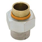 EZ-Flo Eastman 20503 Dielectric Union, 3/4 inch FIP x 3/4 inch Solder, Brass