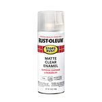 Rust-Oleum 285093 Stops Rust Protective Enamel Spray Paint, Matte Clear