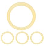 Polyurethane O-Rings, MAGT 10pcs 13.8 * 1.9mm High Strength Polyurethane O-Rings for Paintball Gun CO2 Air Tank (Beige)