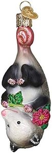 Old World Christmas Ornaments Blossom Opossum Glass Blown Ornaments for Christmas Tree