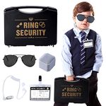 Keymall Ring Bearer Wedding Ring Security Box Include Special Agent ID Card Shades Ring Box For Kids Ring Bearer Proposal Gift (Set A)