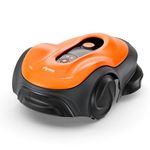 Flymo UltraLife 1200 Robotic Lawnmower – Automated Cutting, Cut-To-Edge Precision,Dual-Cutting, Smart Technology, Wireless Connectivity, Lush Green Lawn Finish, Perfect for medium to large sized lawns