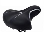 ShreNik Mountain Bike Bicycle Cycle Saddle/Seat in Black Color Complete Seat