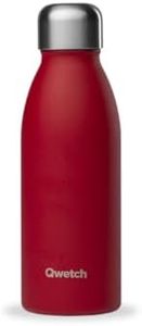 QWETCH – Bouteille One Inox Ultra Légère - Rouge 500ml – Gourde Simple Paroi – Etanche, Sans BPA & Réutilisable – Gourde inox du quotidien, non isotherme