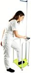 Armrest Electronic Medical Height and Weight Scale,20L12W34H, Up to 420lb Weight Capacity, 75” Height Measurement, LCD Display, USB Charging, Temperature Display