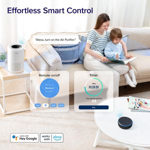 LEVOIT Smart HEPA Air Purifier – WiFi Enabled, Home Allergen Filter