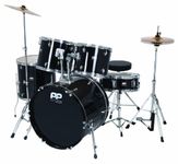 Performance Percussion PP250BLK 5 Piece Drum Kit - Black
