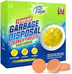 True Fresh Garbage Disposal Cleaner Tablets - Deodorizer & Disposer - Drain Cleaning Care with Ocean Scent - Dissolves Grease, Eliminates Odors, Septic Safe - 24-Pack upto 1-Year Supply