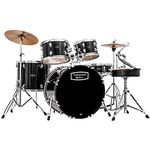 Mapex Tornado 2 Drum Kit with Cymbals - 22 Kick Rock Fusion - Black