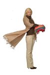 Cashmere Pashmina Group: Solid Pashmina Shawl, Scarf, Wrap & Stole (Large Size)