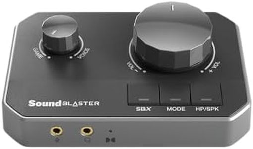 Sound Blaster G8 - Hi-Res Gaming USB DAC mit dualem USB-Audiomixing und vollständig anpassbarer Acoustic Engine und 10-Band-Equalizer