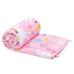 Sivio Weighted Blanket for Kids(5lbs, 36 x 48 Inches), Heavy Weighted Blanket for Toddler with 100% Soft Cotton and Glass Beads, Pink Unicorn