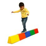 Gisco kidwil kids walking beam kids balancing beam balance & coordination game fun play game | set of 5 Multi colors